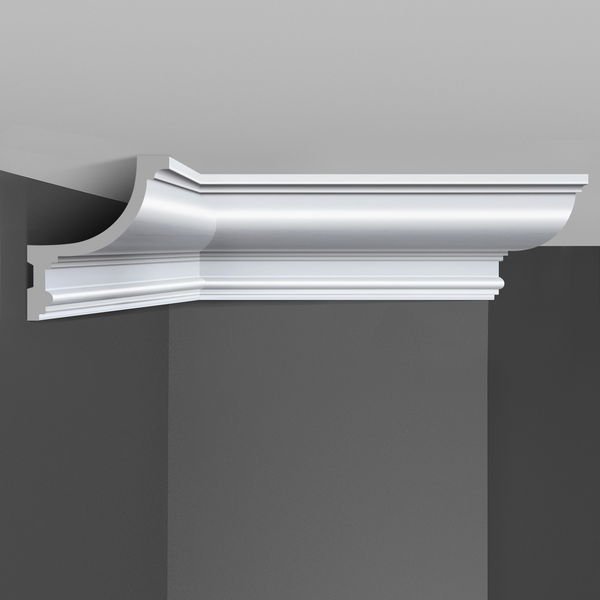 Плинтус потолочный гладкий DECOMASTER-3 96901A (140*125*2400мм)